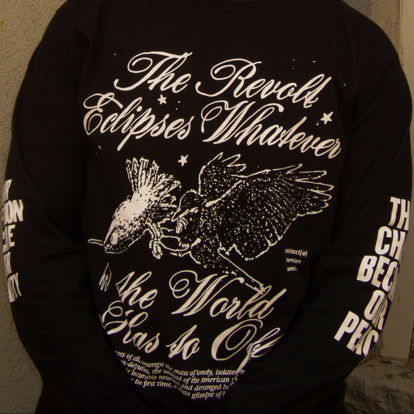 The Revolt Eclipses Whatever the World Has to Offer Long Sleeve Tee - Idris Robinson Collaboration